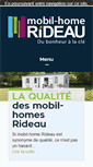 Mobile Screenshot of mobilhome-rideau.com